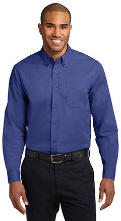 Mens Wrinkle Resistant Long Sleeve Shirt